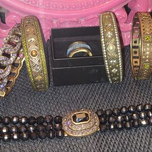 Heidi Daus Signed Jewelry 5 Bracelets and Ring